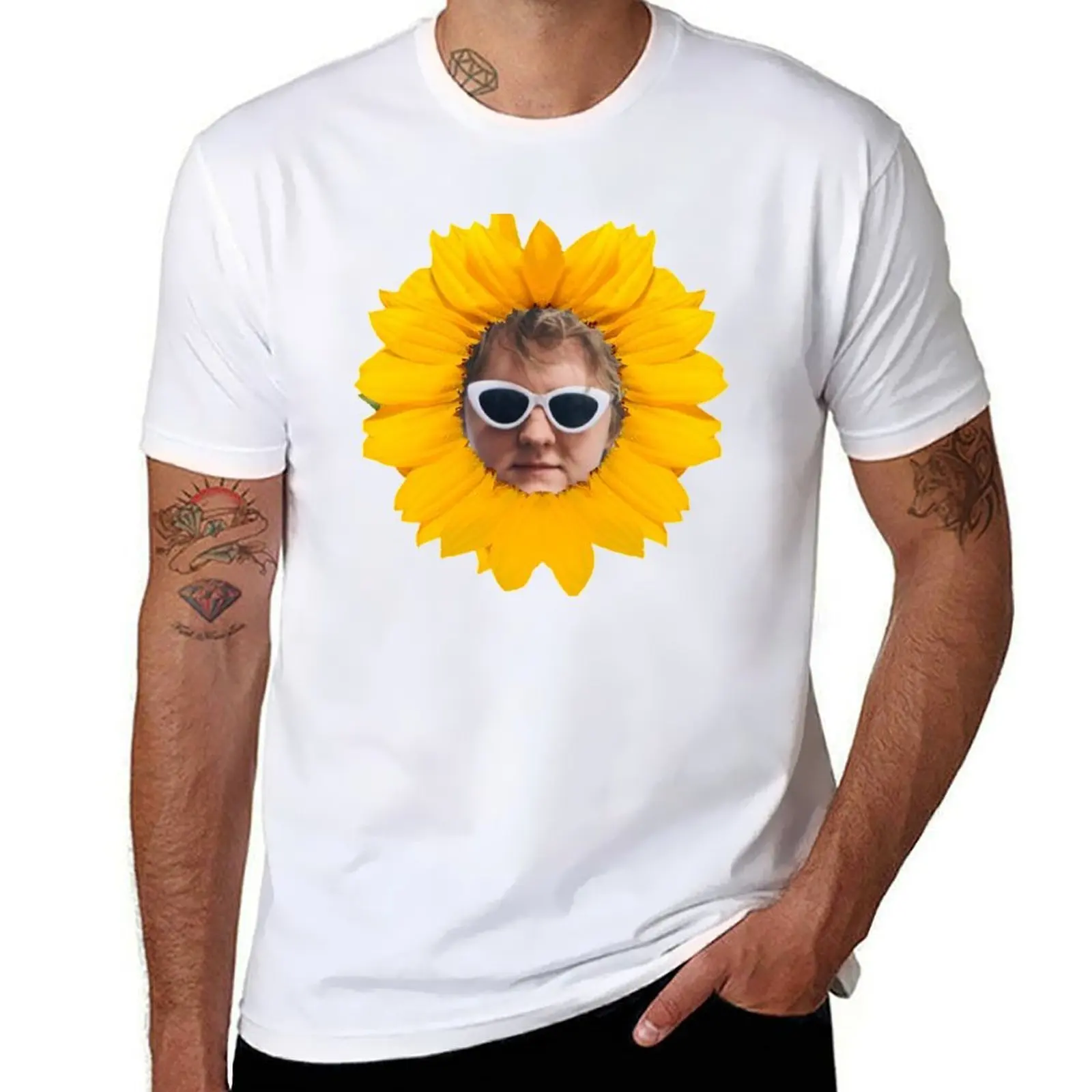 

Sunflower Lewis Capaldi, to brighten up your day. T-Shirt man t shirts for men casual T-Shirt