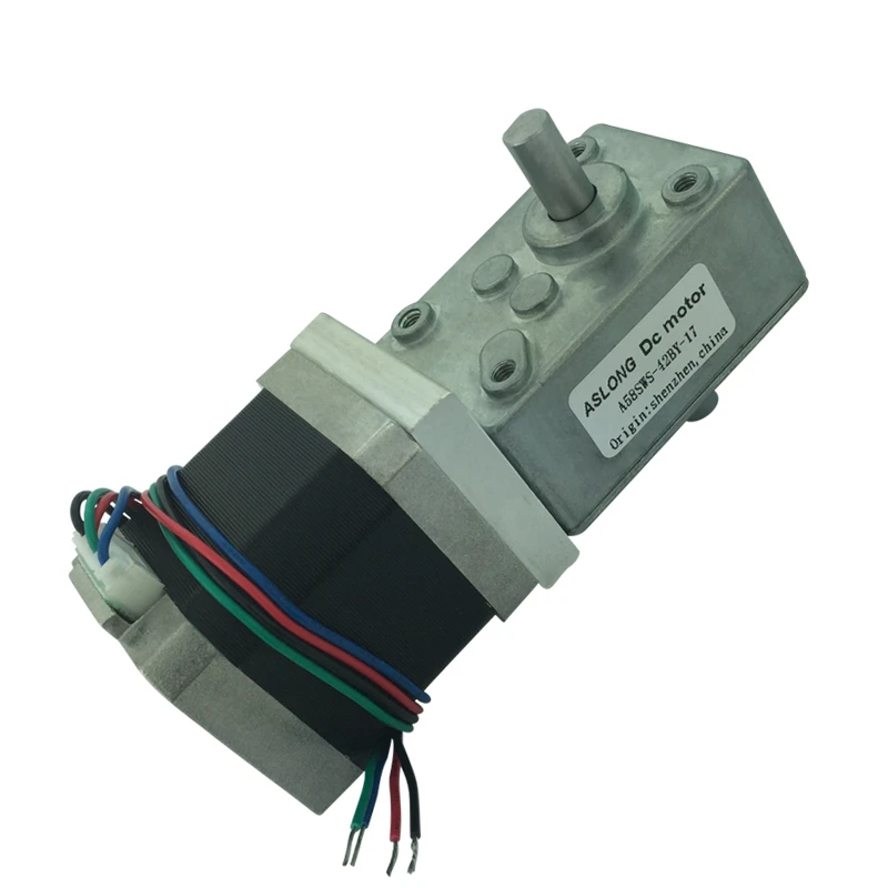 A58SW-42BYS 4-Wire Stepping Gear Motor DC Stepping Gear Motor 12V-24V