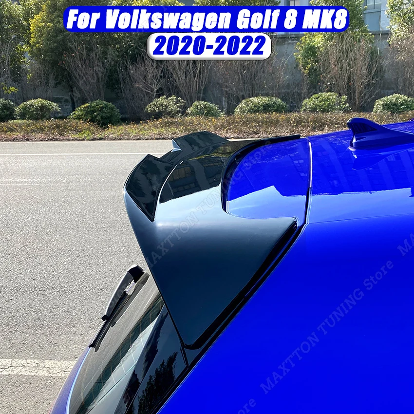 Car Rear Trunk Lip Roof Fixed Wind Spoiler Wing Body Kits for Volkswagen Golf 8 MK8 2020-2022 for Oettinger Style Accessories