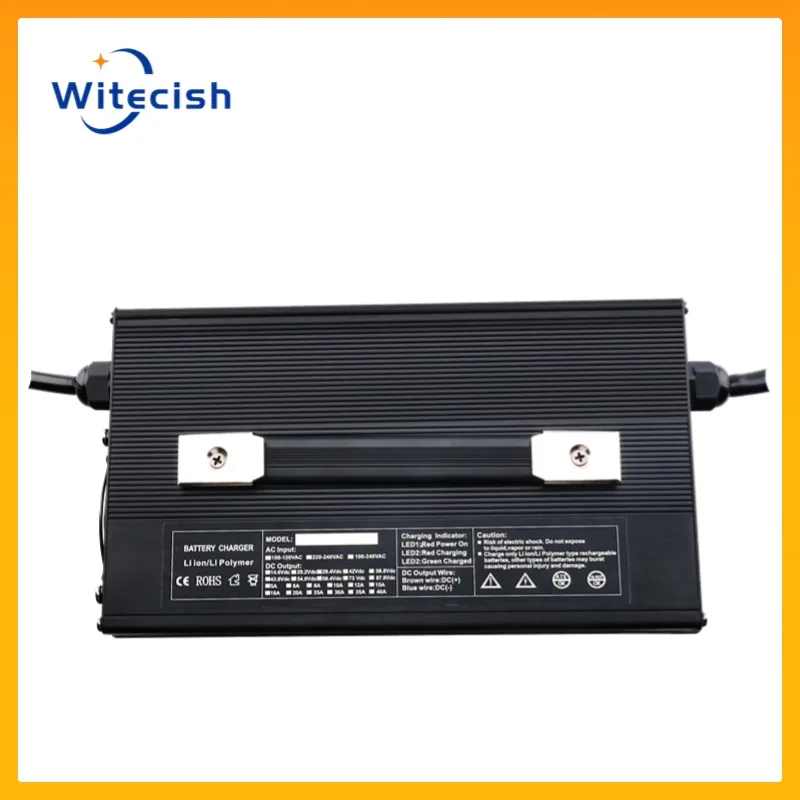 Ładowarka kwasowo-ołowiowa 12V 24V 36V 48V 60V 72V 84V 96V 108V ładowarka 50A 40A 30A 25A 20A 15A 12A 10A 8A stosuje się do wózek golfowy RV