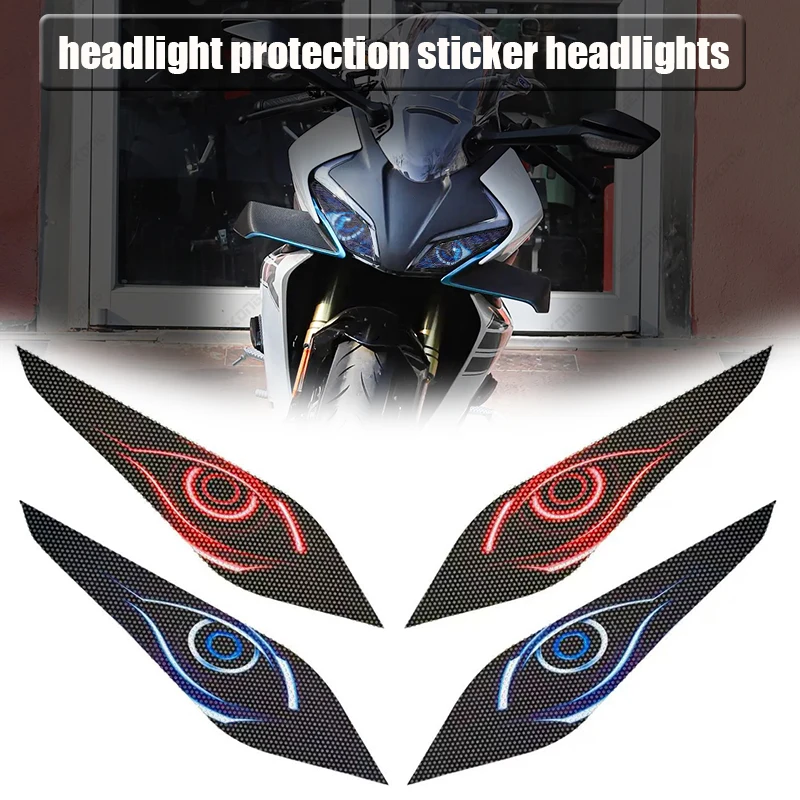 

Fit For 450SR 2022 2023 2024 450SR Motorcycle Accessories Front Fairing Headlight Guard Sticker Head light protection Sticker