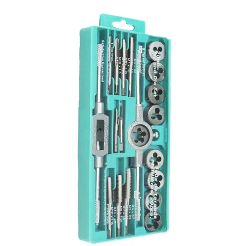

【24 Hours Sale】Metric Hand Tap And Die Set Screw Thread Plugs Straight Taper Reamer Tools