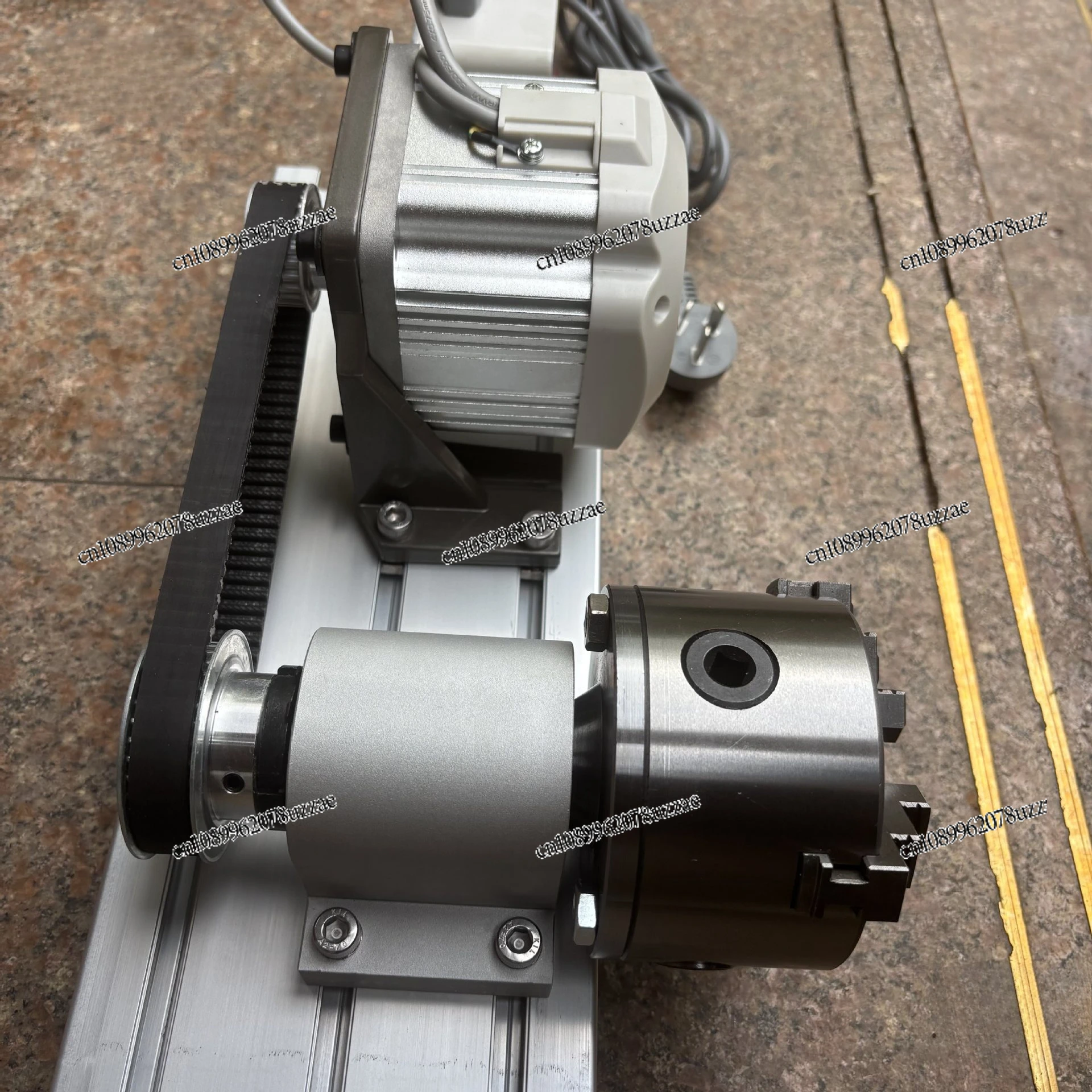 

Полный комплект для полировки шпинделей: электрический полировальный станок с регулируемой скоростью, трехкулачковый патрон и мотор-редуктор в сборе