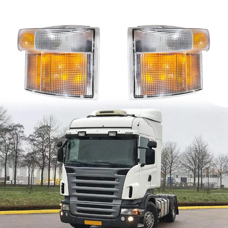 

2Pcs TRUCK Side Corner Lamp For Scania Truck 114 G400 P400 R420 Corner Lamp 1387155 1385410