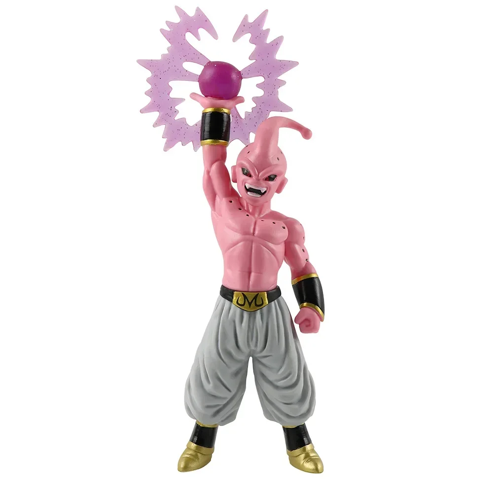 Bandai Dragon Ball Z Figura Anime, GK Buu Figurine, PVC Modelo Estátua, Collectible Decoração de Mesa Brinquedos, 25cm