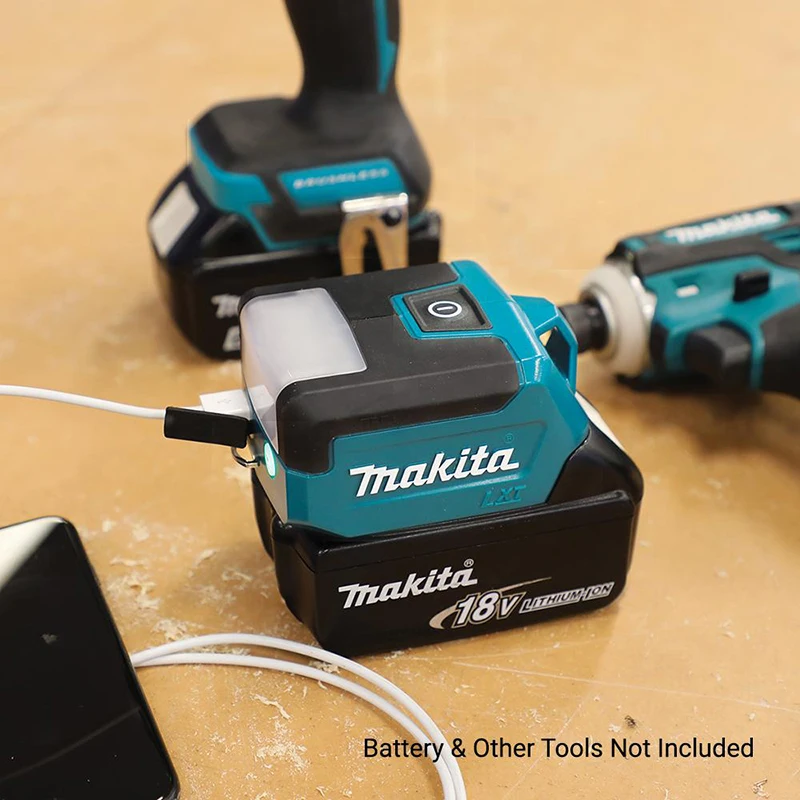 Imagem -04 - Makita-compact Li-ion sem Fio Lanterna Led Worklight Compacto Lanterna só Carregamento Usb 300 Lumens Dml817 18v Lxt