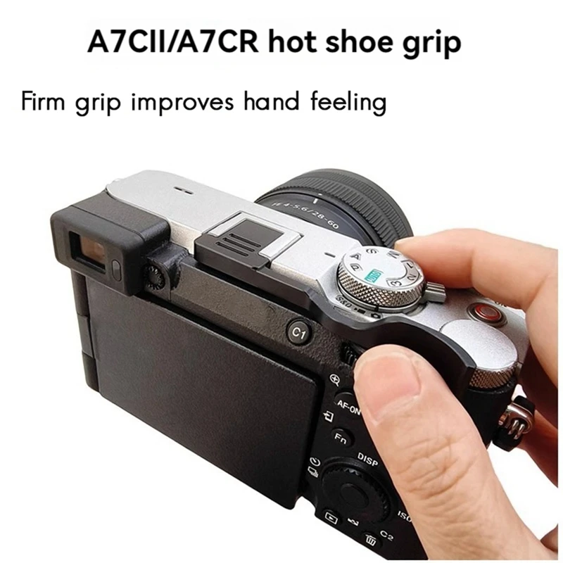 Aluminum Alloy Hot Shoe Thumb Up Hand Grip For A7C2 Camera Hot Shoe Grip