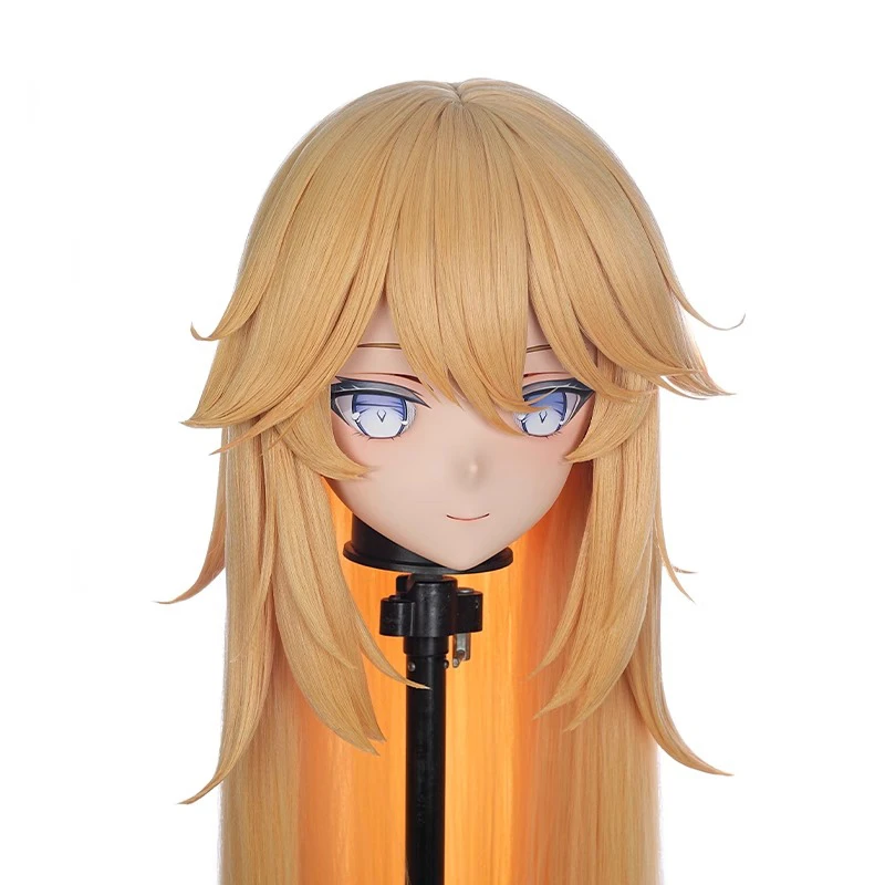 Handmade Full Headband Lock Female/Girl Resin Kig Mask Anime figures Cosplay Japanese Anime Role Play Kigurumi Doll Mask