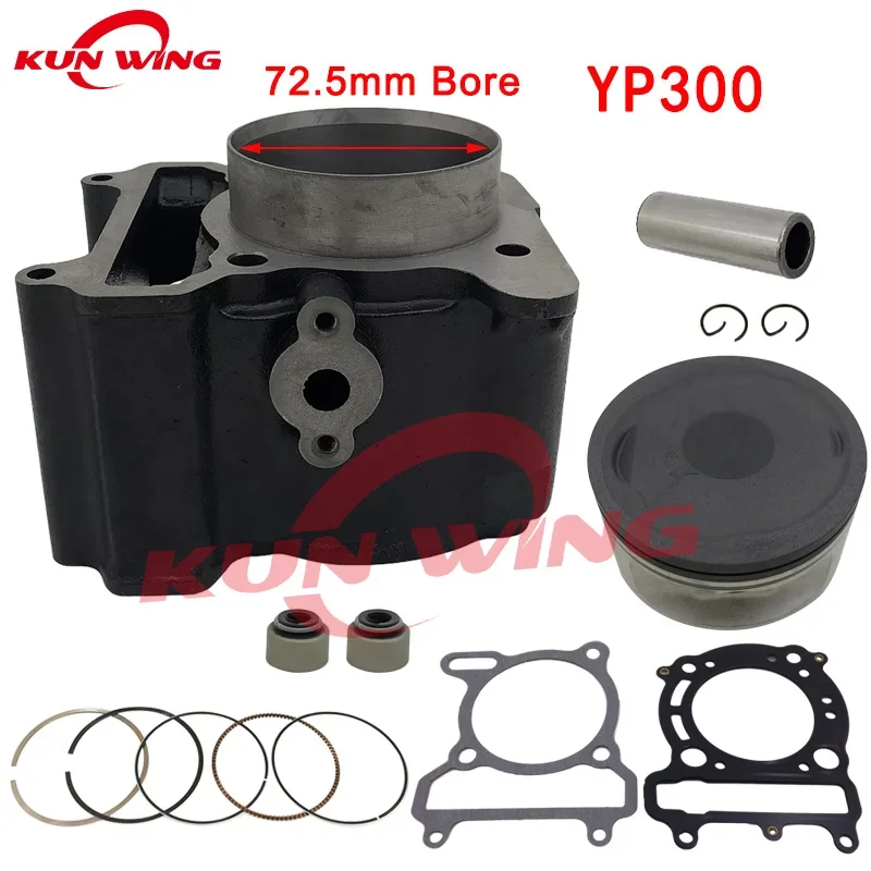 مجموعات الأسطوانات 250cc 260cc 300cc لـ ياماها ماجيتي YP250 YP260 YP300 الشدائد X-city X-max YP 250 260 300 ATV UTV #6