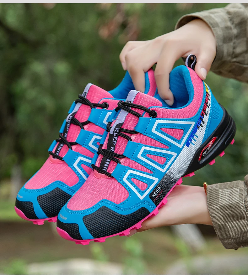 Wasserdichte Wanderstiefel für Herren und Damen, rutschfeste, atmungsaktive, leichte und langlebige Gummisohlen, geeignet für den Außenbereich – Detail 11