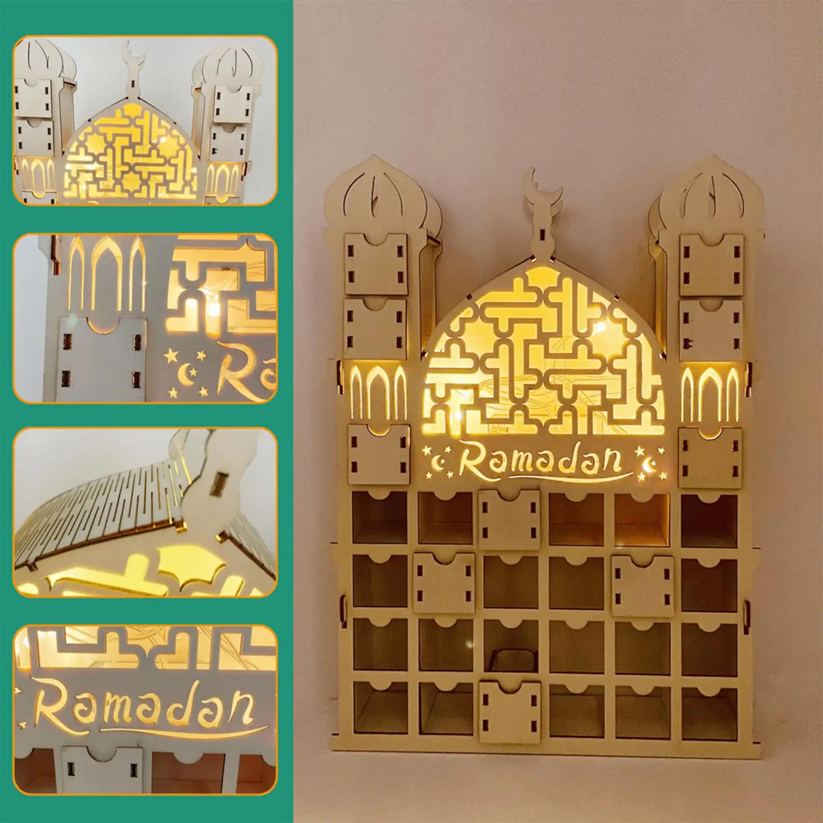 Eid Mubarak  Calendar Gift for Kids DIY Muslim Ramadan Advent Calendar