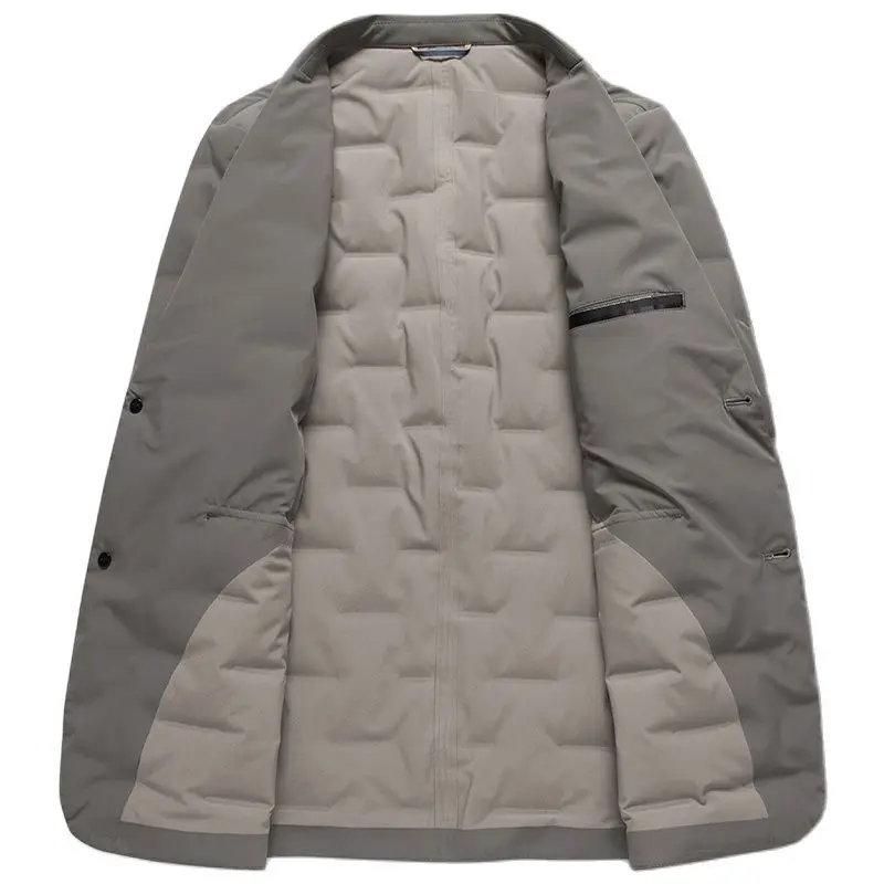 BATMO 2023 Nouvelle Arrivée Hiver 90% Blanc Duvet de Canard Vestes Hommes, Mâle Épais Chaud Parka manteau, SIréfléchissant M-4XL 22056