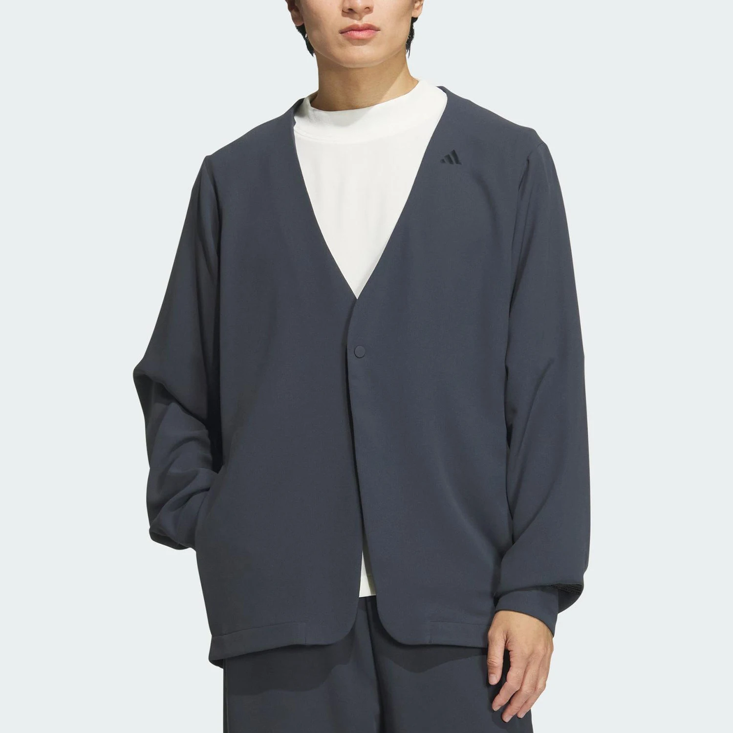 

Adidas genuine 2025 Men's Loose Casual Woven Cardigan JM0990