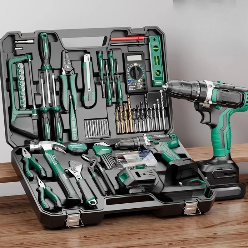 

Tool set Household toolbox Repair combination Full set Multifunctional daily electrician Woodworking Daquan