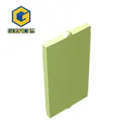 Gobricks 60602 10PCS Glass Parts for Window 1x2x3 Bricks With Flat Front DIY Building Blocks Tranparant Color Fit with 60593 MOC 6