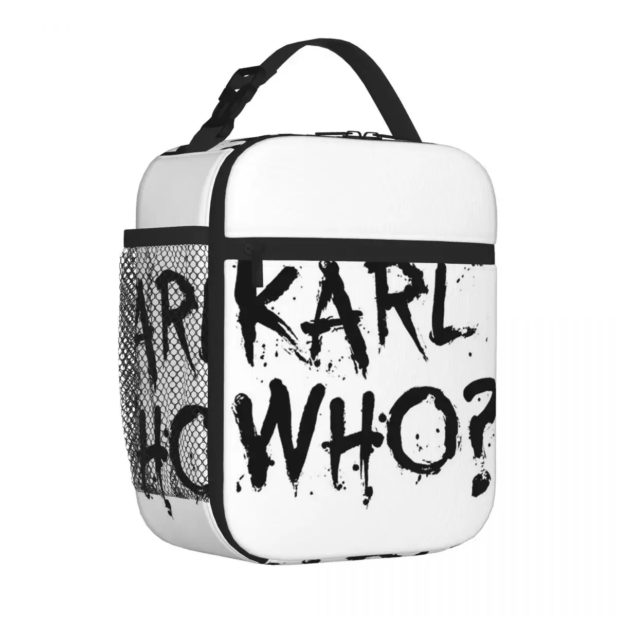 Karl Who Insulated Lunch Bags Resuable Picnic Bags Thermal Cooler Lunch Box Lunch Tote for Woman Work Kids School