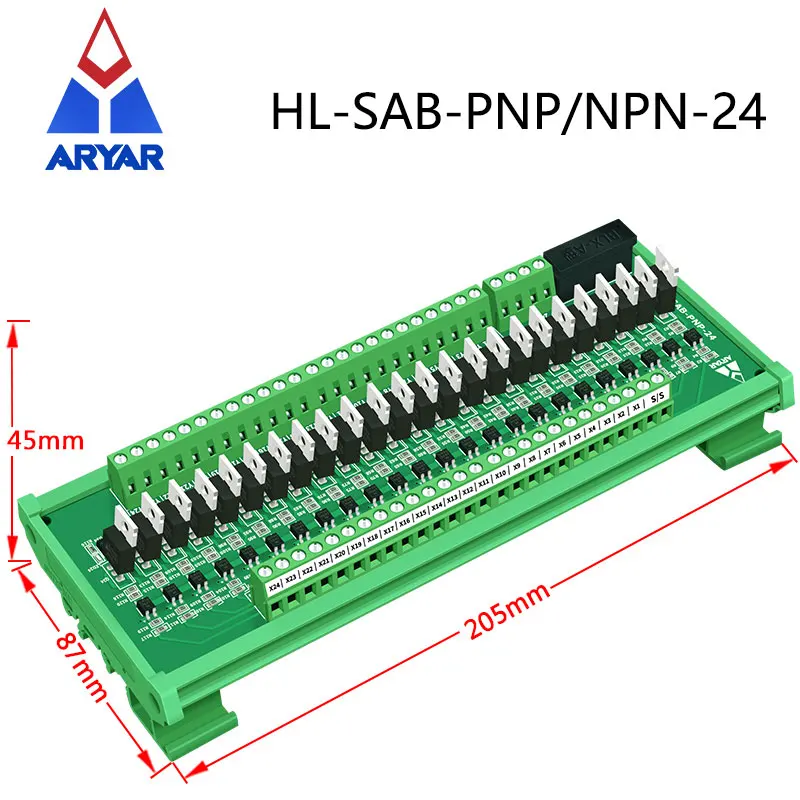 Single Chip Microcomputer PLC Signal Amplifier Board Input and Output NPN/PNP Input Photocoupler Isolation