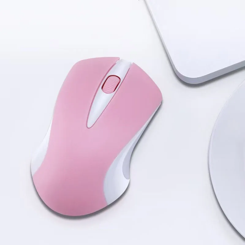 

Мышь Q2, беспроводной игровой компьютер, офисные аксессуары, ноутбук, розовая беспроводная мышь 2,4G, лазерный ролик, эргономичная батарея, низкая мощность