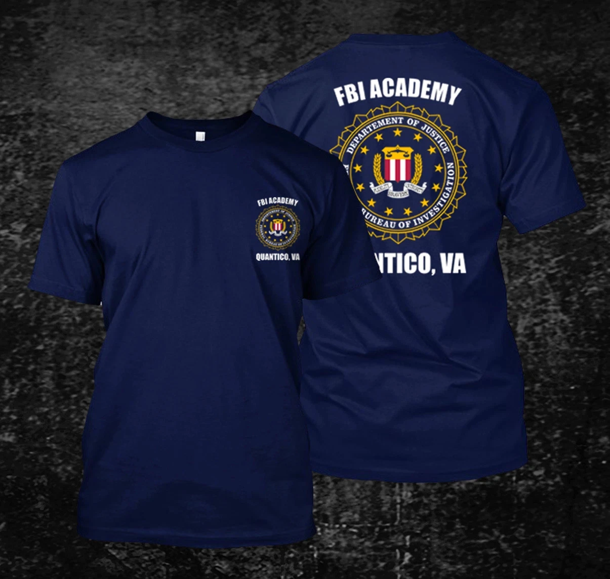 2026 FBI Academy - Custom Men's Black T-Shirt Tee