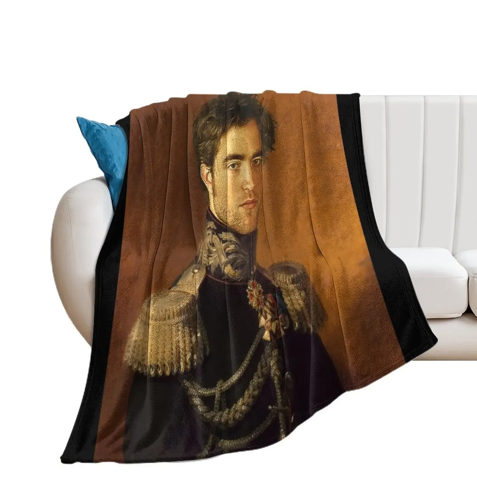 

Robert Pattinson - replaceface Throw Blanket Soft Plaid Sleeping Bag warm for winter Stuffeds Blankets