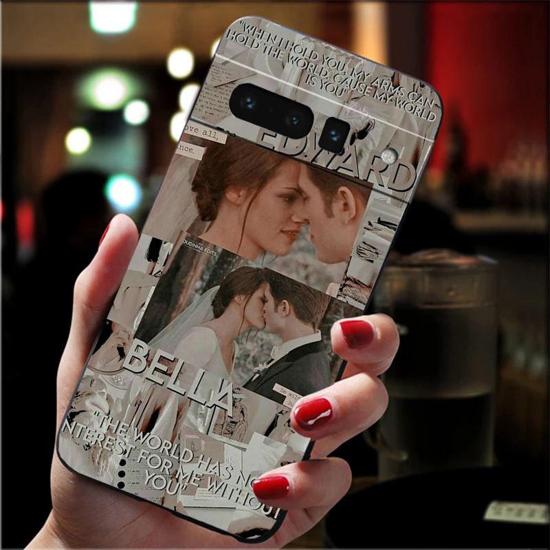 حافظة هاتف لهاتف جوجل بيكسل 10 برو XL 9 برو XL 9A 8 7 6 برو بيكسل 8A 7A 6A بكسل 8 7 6 5 توايلايت إدوارد وبيلا #4