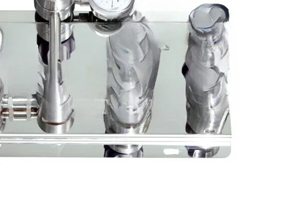 Nitrogen Panel Mount Pressure Regulator Pure Helium Oxygen Semi Automatic Changeover Gas Cylinder Pressure Regulators