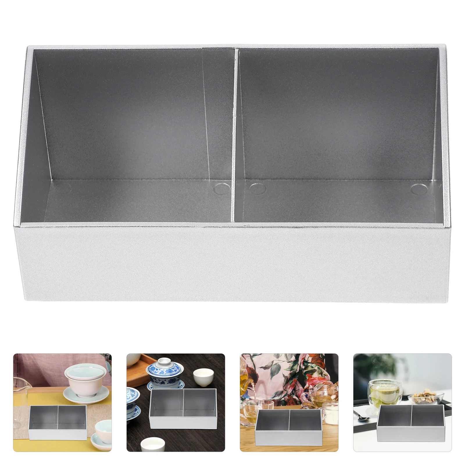 

Tea Bag Box Organizer Compartment Tea Storage Box, Coffee Packet Container, Sugar Bag Holder, Kitchen Pantry, Hotel