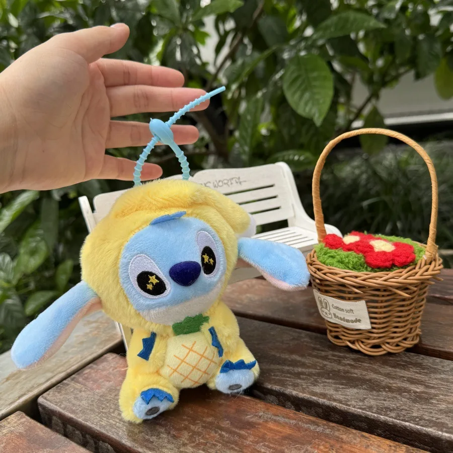 Kawaii accessoires point peluche jouet Lilo & point porte-clés porte-clés poupée manger quelque chose avant dormir série sac à dos pendentif fille