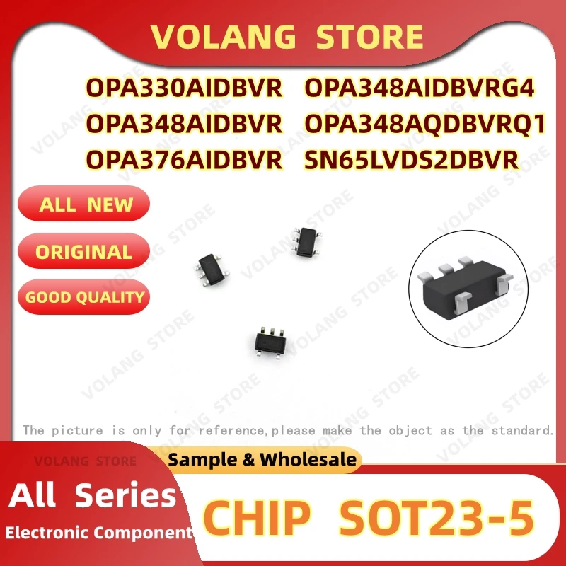 1Pcs/LOT OPA330AIDBVR  SOT-753 CHIP OPA348AIDBVRG4 OPA348AIDBVR SOT23-5 OPA348AQDBVRQ1 OPA376AIDBVR  SN65LVDS2DBVR  SC-74A