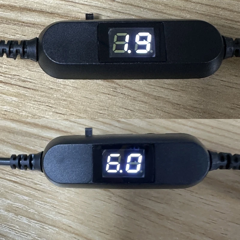 USB إلى 1.5 فولت-12 فولت ضبط الجهد مع عرض LR6/AA AAA الدمية كابل البطارية للكاميرات على مدار الساعة راديو مصباح ليد لوحة المفاتيح البيانو #5