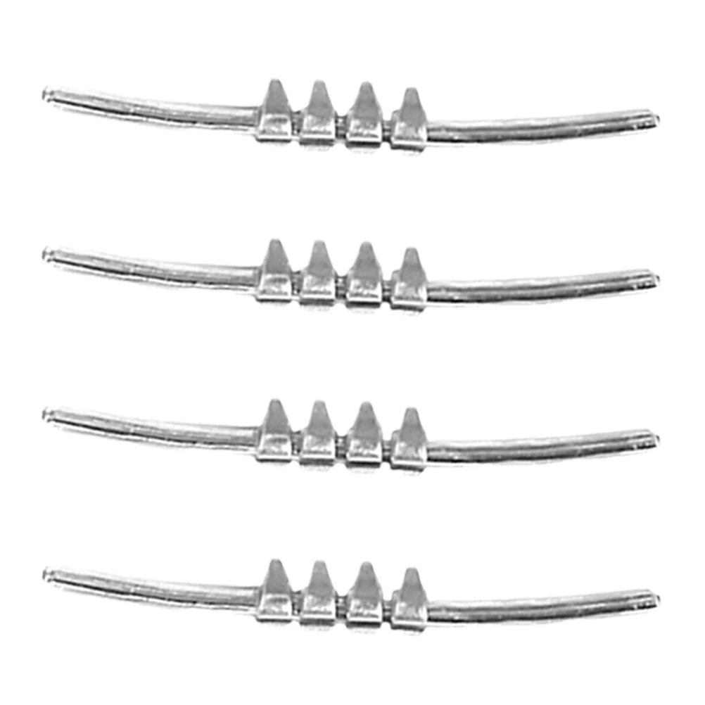 4 Stuks Rvs Teennagel Correctie Gespen Ingegroeide Nagel Brace Gereedschap Nagel Rechttrekken Clips Voor Pijn Vermindering