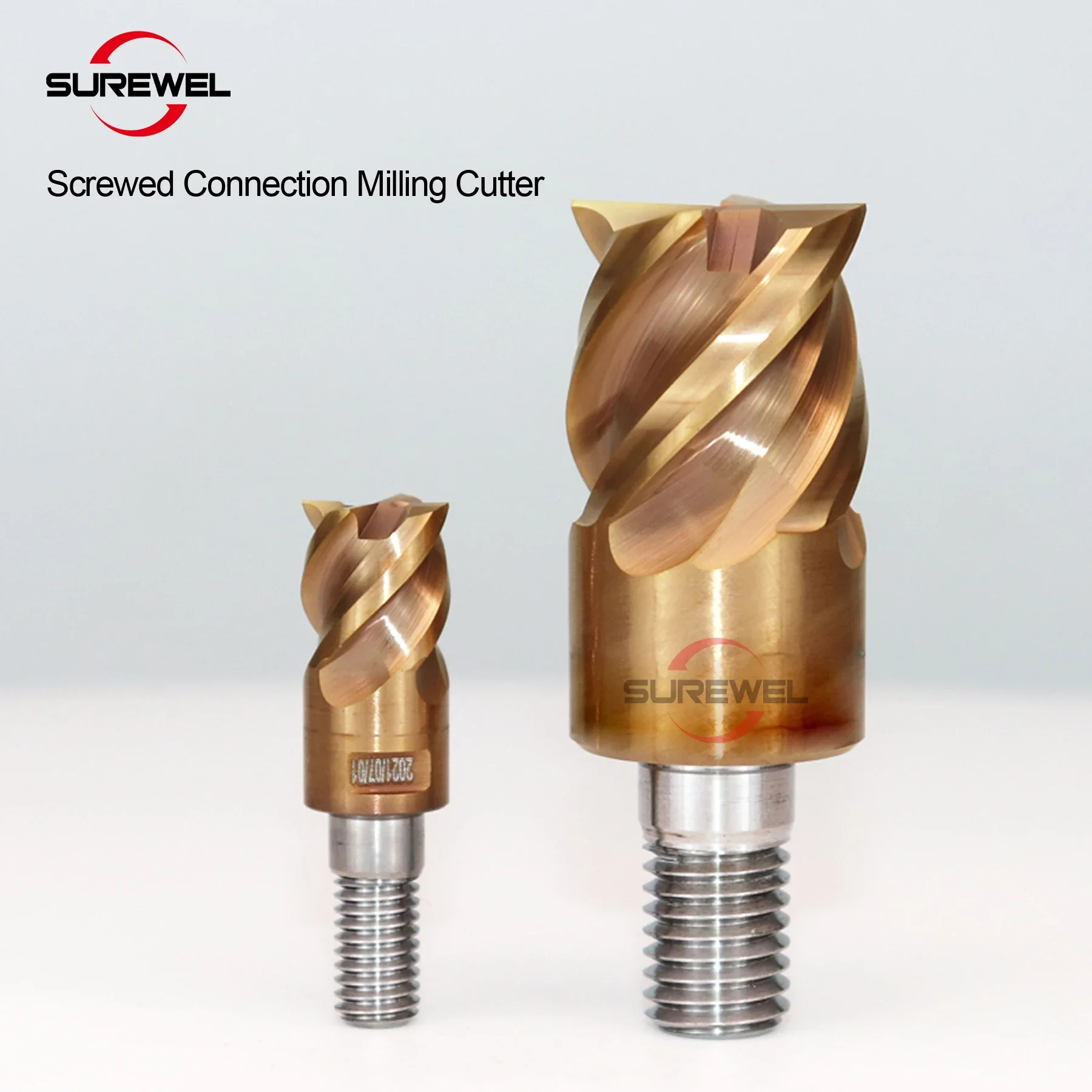 

Модульный тип с ЧПУ, фрезерная режущая головка с винтовым соединением, резьба M5 M6, шаровая фреза с круглым носом, антивибрационная разделенная плоская концевая фреза