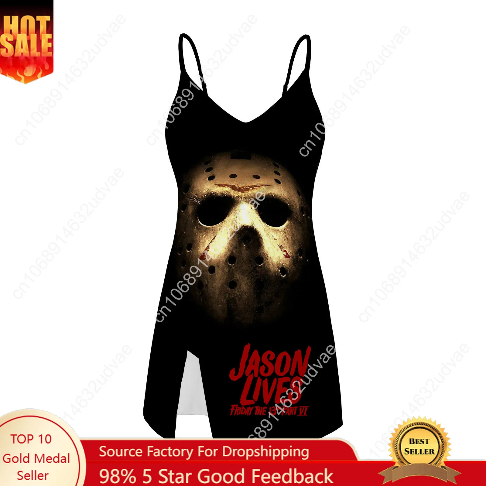 

J-Jasons F-Fridays T-The 13th Sling Dress Купальник Женские купальные костюмы Персонализированные модные купальники Пляжная одежда на заказ