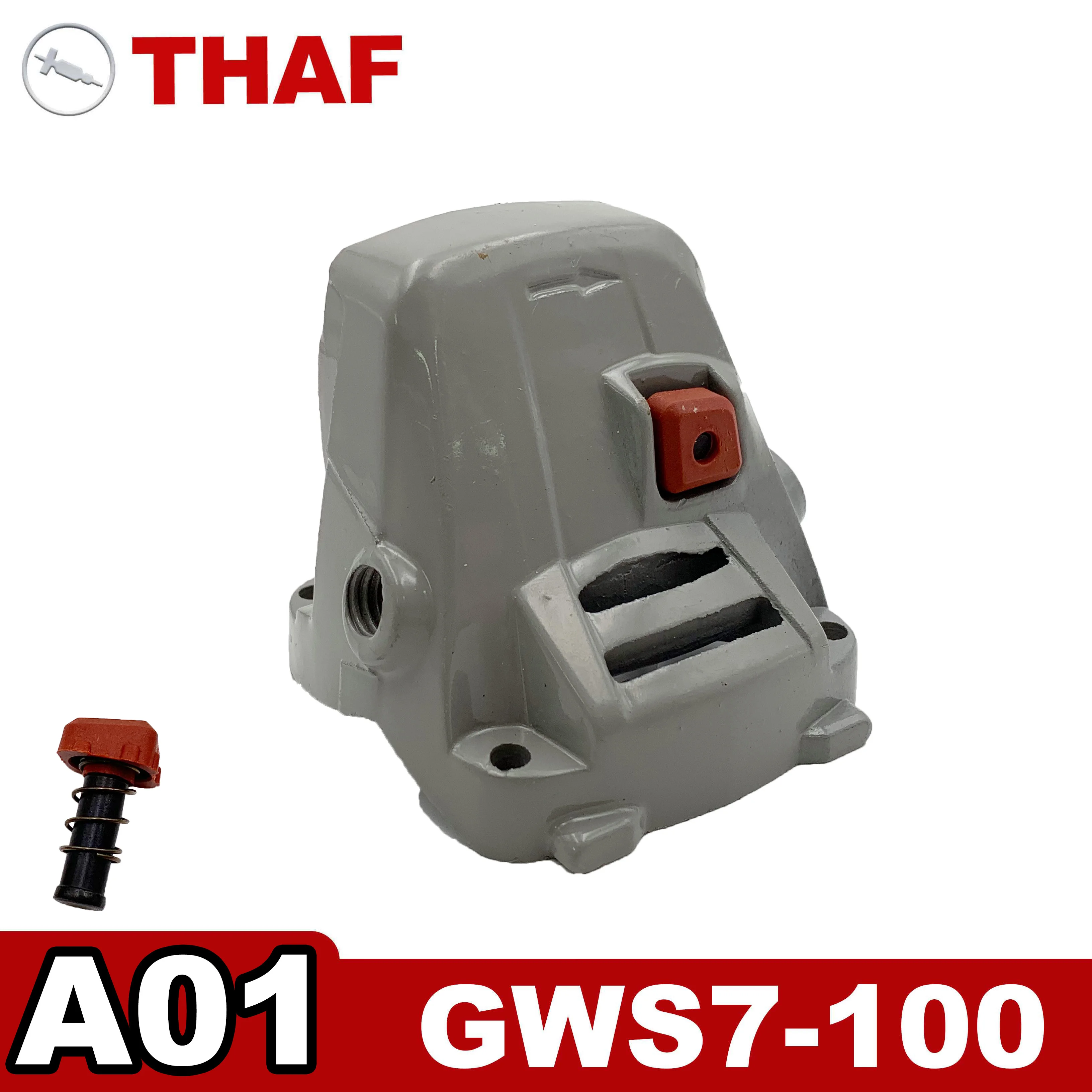 Gear Housing with Push-Button and Bearing Replacement Spare Parts For Bosch Angle Grinder GWS7-100GWS7-125 A01