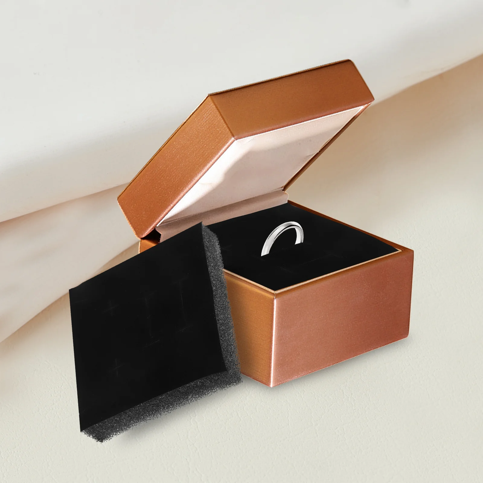 20 قطعة هدية مجوهرات صندوق الإسفنج إدراج حلقة المنظم بطانات للمجوهرات عرض حقيبة للتخزين مقاومة للرطوبة مقاومة للخدش #2