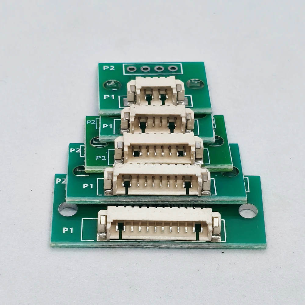 10 Stück 1,25 auf DIP2 54 Leiterplatte 1,25mm Abstand Horizontale SMD-Anschlussbuchse Testplatine 4P 6P 8P 10P 12P Adapterplatine – Detail 3