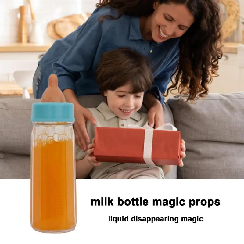 Magic Milk Bottle Baby Dolls Liquid Disappearing Juice Milk Feeding Bottle Toy Reborn Bottle Prop Accessories Children Gift Toy