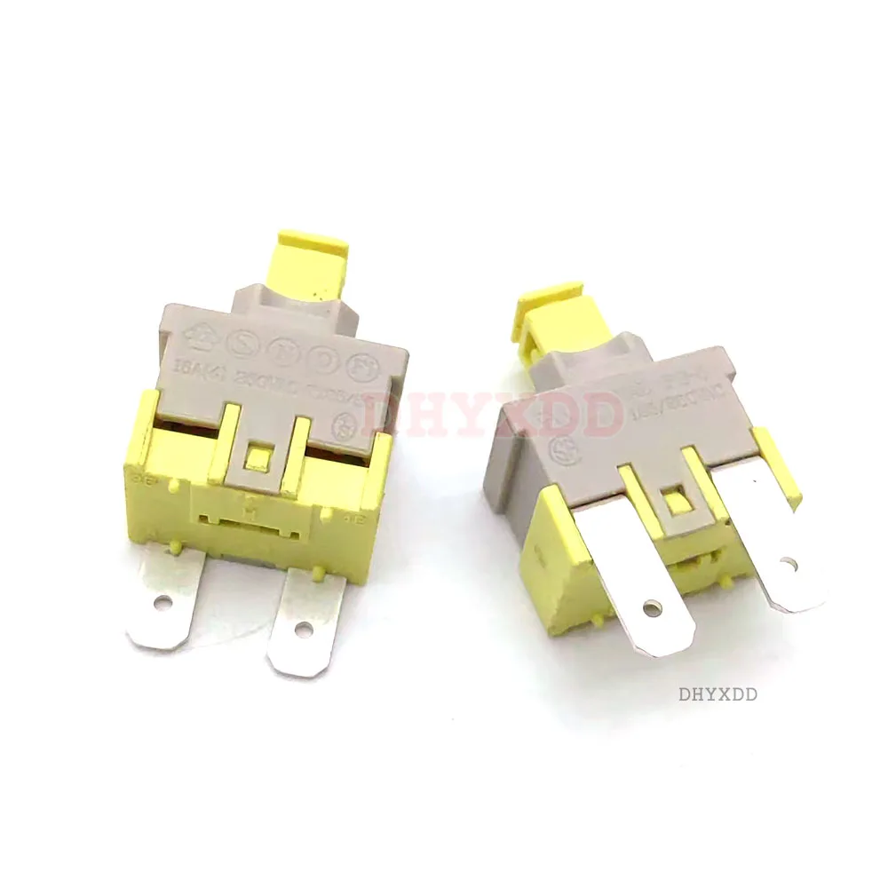 1PCS Original New KAN-L5 2pin Self-Locking Key Switch Water Heater Vacuum Cleaner Switch 7.5A 250V AC 19*13 Button Power Switch