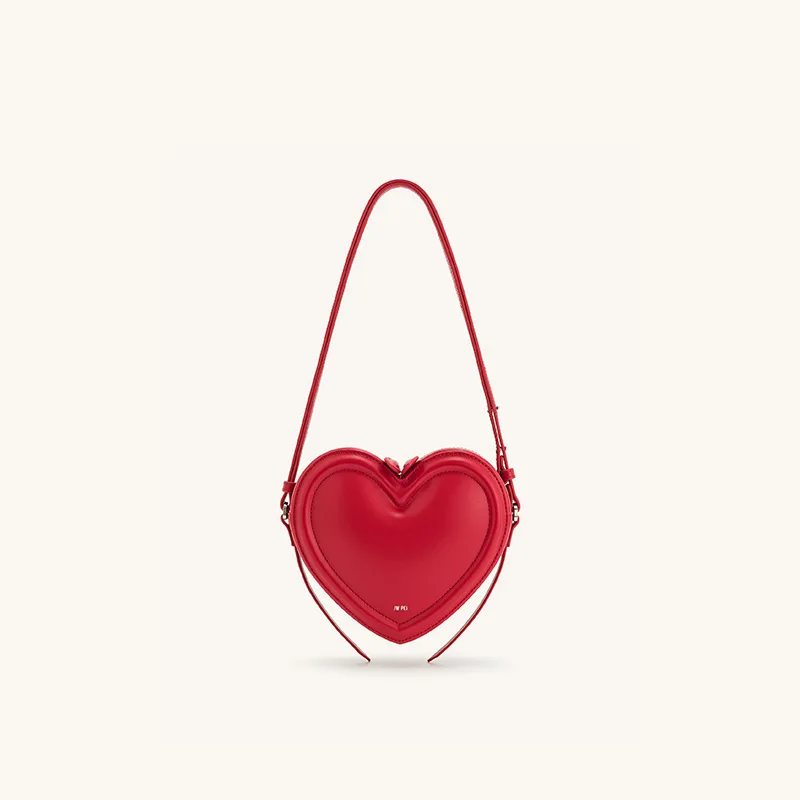 JW PEI Heart Crossbody Fashion Design Sweet Cool Stereoscopic Heart Bag Shoulder Crossbody Woman