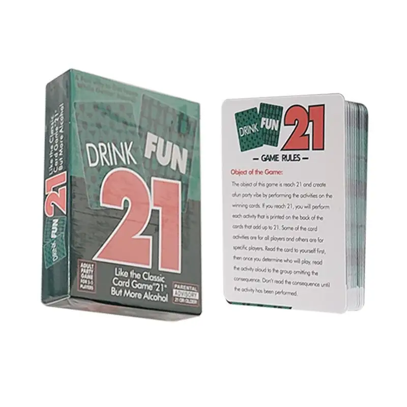 

21 Card Game Smooth Playing Deck Poker Cards Party Couple Card Poker Cards Romantic Couple Drinking Party Board Game Card