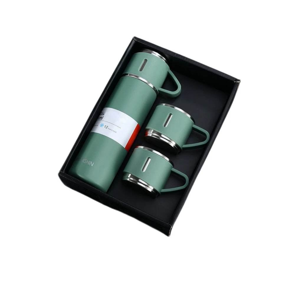 

Business Vacuum Flask Set Luxury Coffee Mug 500ml Box Gift Set Tumbler Gift set Thermos With Cup Thermos Bottle