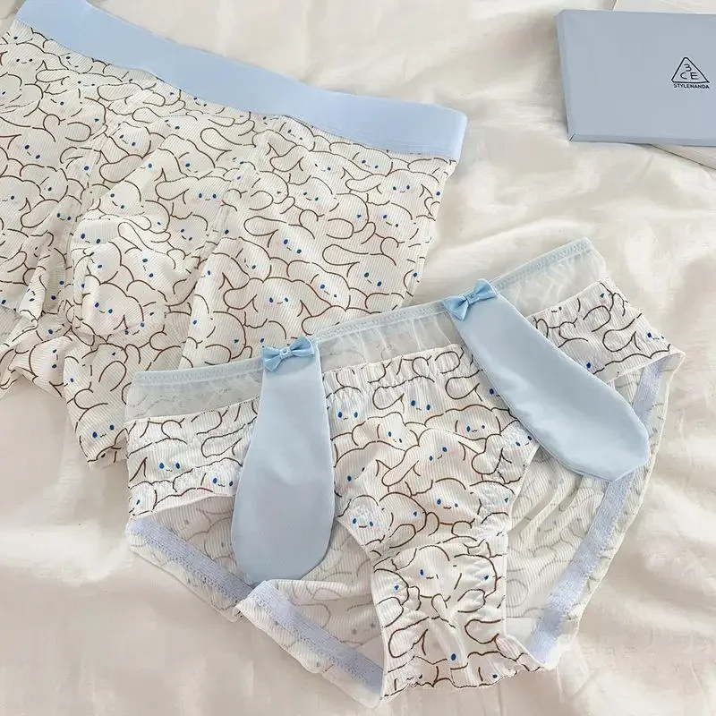 Miniso Cinnamoroll Sanrio Series Anime Pure Cotton Girl Women Triangle Panty Birthday Lingerie Gift Kawaii Cute Lovely Style