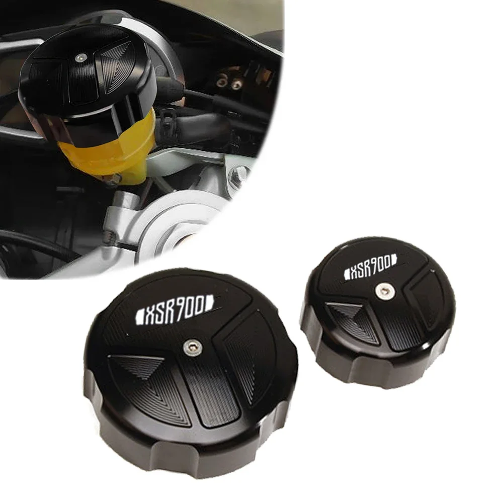 

For Yamaha XSR900 xsr 900 2021 2022 2023 Motorcycle Green Front Rear Fluid Cylinder Master Reservoir Cover
