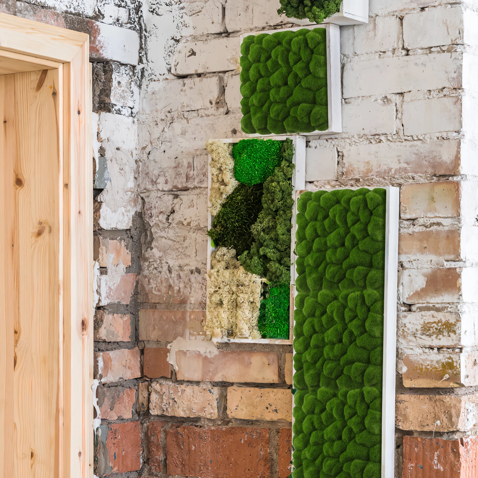 

Simulation Panel Faux Moss Mat For Indoor Decor Artificial Greenery Landscape Prop Fake Moss Sheet Diy Garden