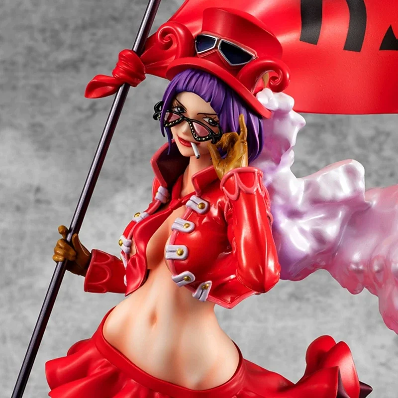 Genuine One Piece Megahouse Pop Commander Of The East Army Of The Revolutionary Army Of Belobetti Anime Figure Model Toy Doll