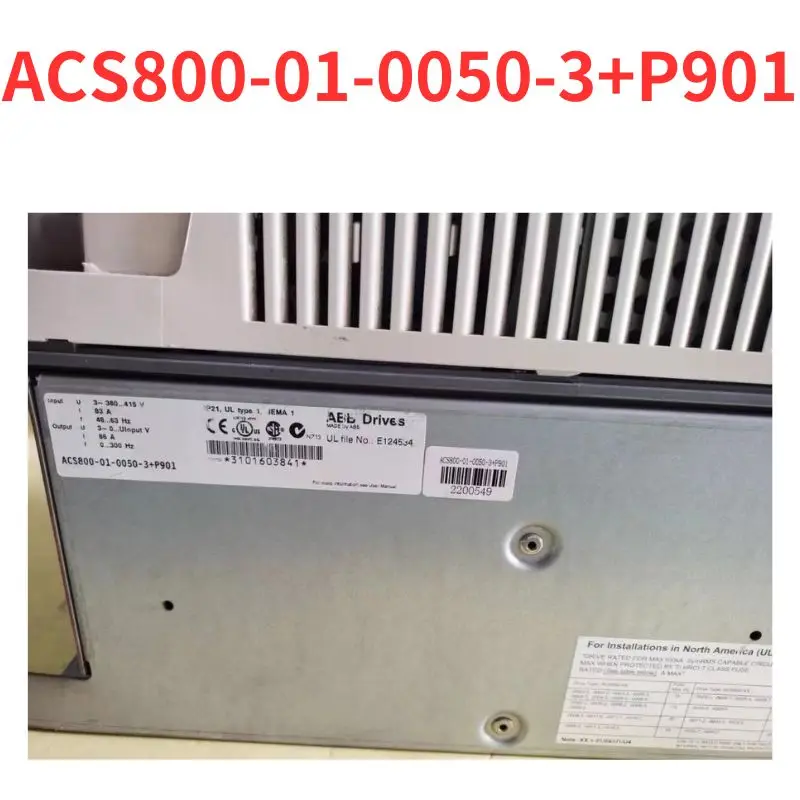 Second-hand    ACS800-01-0050-3+P901   inverter   test  OK     Fast Shipping