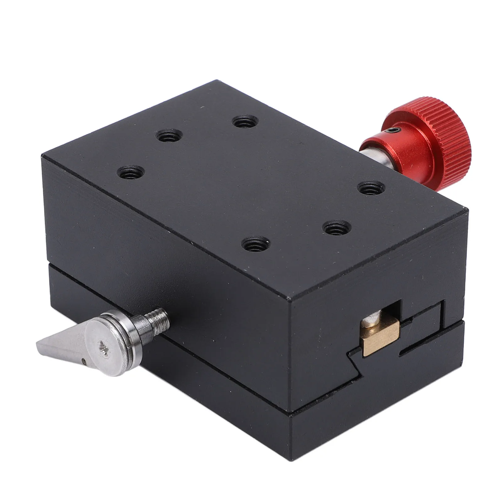 X Axes Displacement Platform Aluminium Alloy Mini Sliding Platform Dovetail Groove Displacement Platform Tools 40mm Stroke
