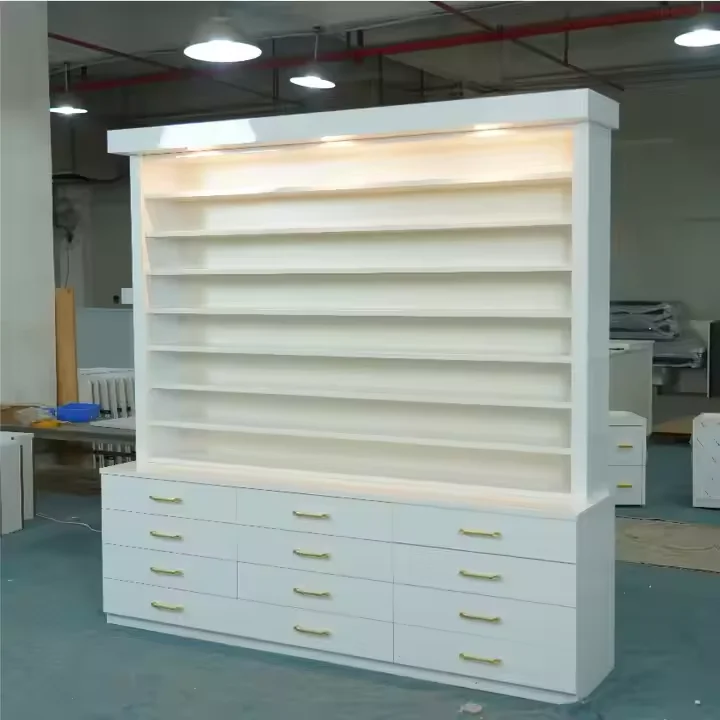 

Gel makeup brush cosmetics storage drawer salon furniture lipstick table nail polish display stand