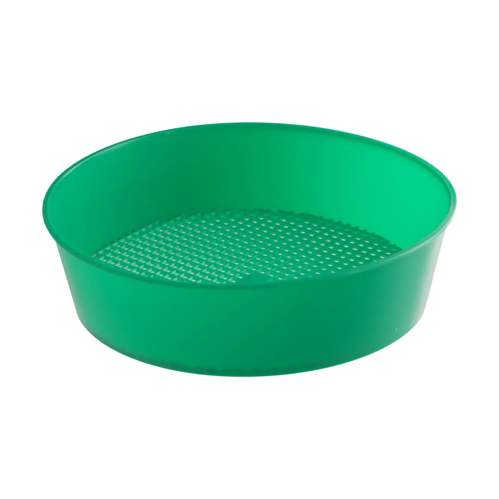 Soil Sieve ABS Plastic Riddle Round Handle Strainer Stone Particles Filter Mesh Plants Compost Garden Supplies