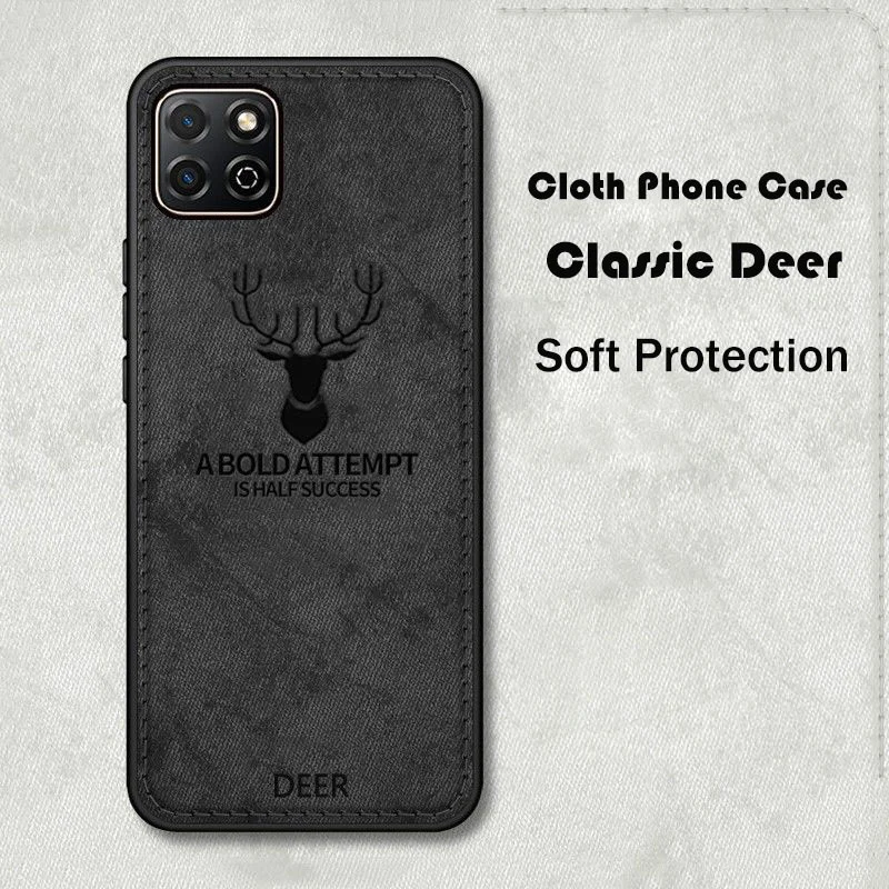 Mode Tuch Muster Telefon Fall Für Huawei P30 P40 P50 P60 Mate 30 40 50 60 Pro Nova 9 10 11 12 Pro Deer Schutzhülle